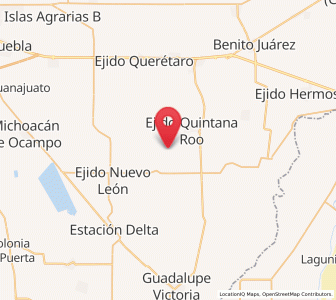 Map of Ejido Tlaxcala, Baja California
