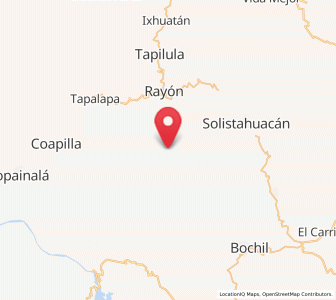 Map of El Amate, Chiapas