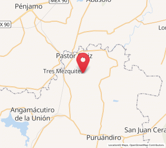 Map of El Arco, Michoacán
