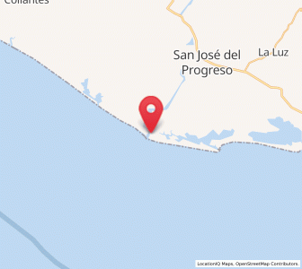 Map of El Azufre, Oaxaca
