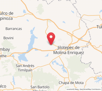 Map of El Barrete, México