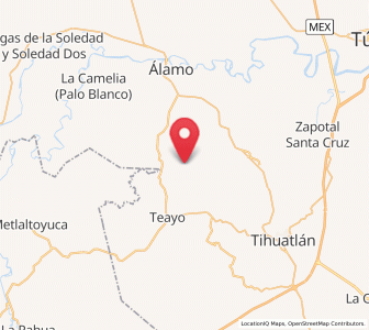 Map of El Bejucal, Veracruz