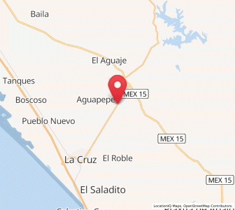 Map of El Bolillo, Sinaloa