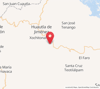Map of El Camarón, Oaxaca