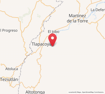 Map of El Campamento, Veracruz