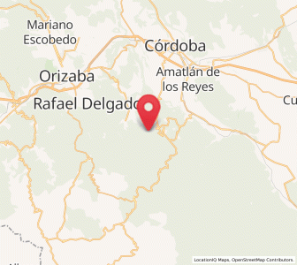 Map of El Campanario, Veracruz