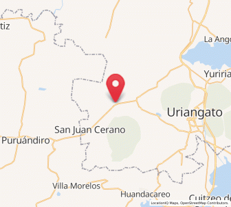 Map of El Canario, Guanajuato