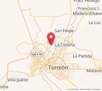 Map of El Cariño, Durango