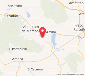 Map of El Carmen, Jalisco