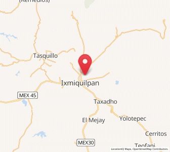 Map of El Carrizal, Hidalgo