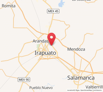 Map of El Carrizalito, Guanajuato