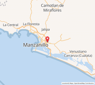 Map of El Colomo, Colima