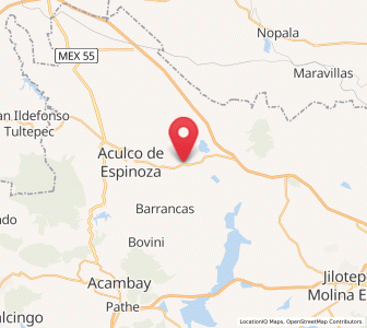 Map of El Colorado, México