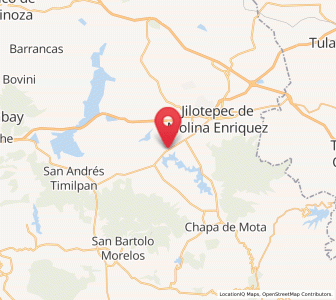 Map of El Durazno de Cuauhtémoc, México