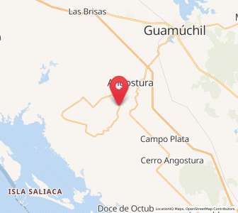 Map of El Ébano, Sinaloa