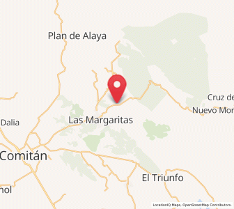 Map of El Encanto, Chiapas