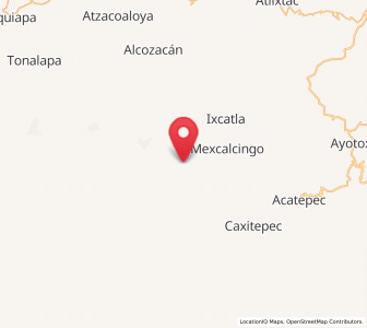 Map of El Epazote, Guerrero