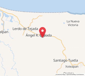 Map of El Escobillal, Veracruz