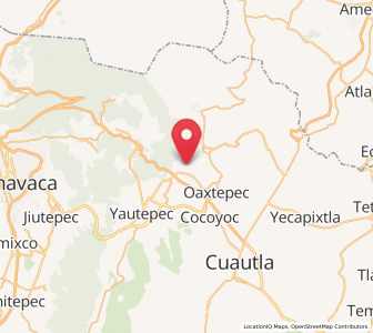 Map of El Golán, Morelos