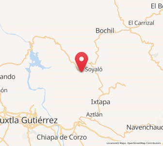 Map of El Horizonte, Chiapas