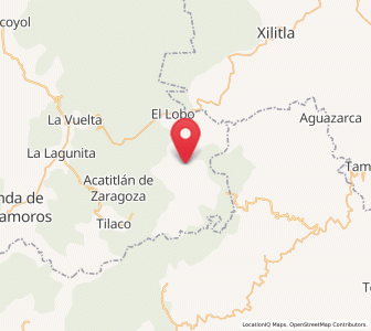Map of El Humo, Querétaro