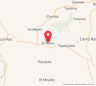 Map of El Humo, Veracruz