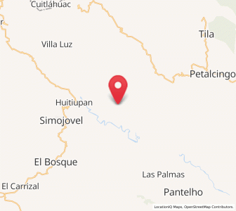 Map of El Jardín, Chiapas