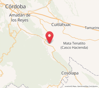 Map of El Jobo, Veracruz