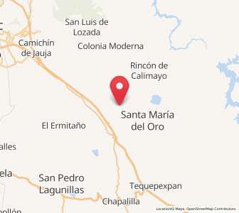 Map of El Limón, Nayarit