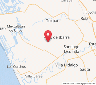 Map of El Limón, Nayarit