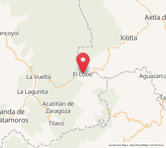 Map of El Lobo, Querétaro