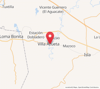 Map of El Maguey, Veracruz
