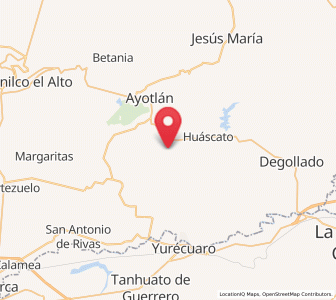 Map of El Maluco, Jalisco
