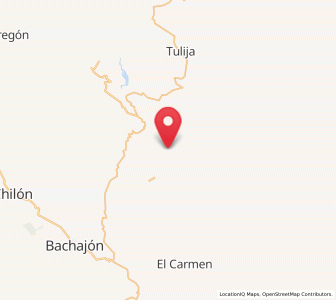 Map of El Mango, Chiapas