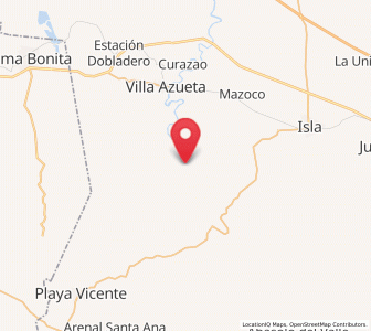 Map of El Marcial, Veracruz