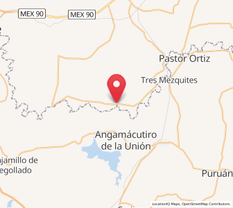 Map of El Mármol, Guanajuato