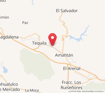 Map of El Medineño, Jalisco