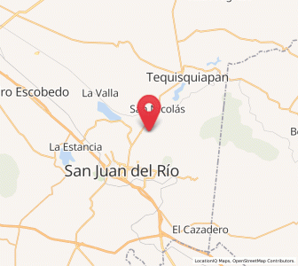 Map of El Mirador, Querétaro