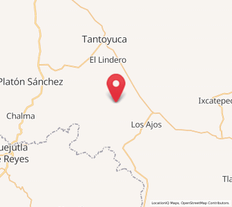 Map of El Mirador, Veracruz