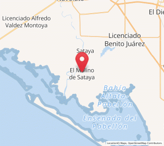 Map of El Molino, Sinaloa