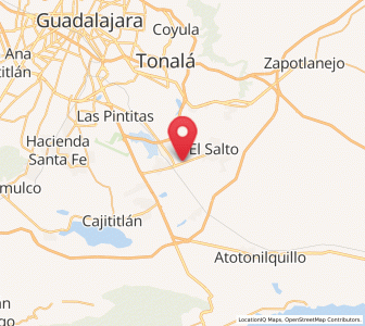 Map of El Muey, Jalisco