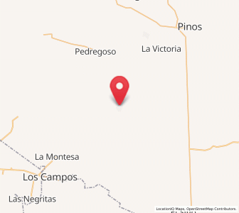 Map of El Nigromante, Zacatecas