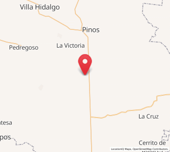 Map of El Obraje, Zacatecas