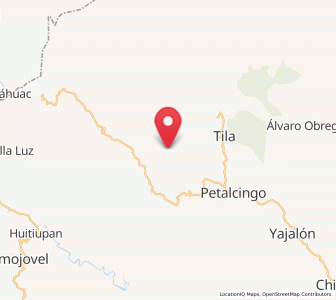 Map of El Ocotal, Chiapas