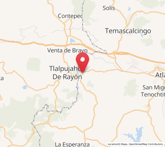 Map of El Oro de Hidalgo, México