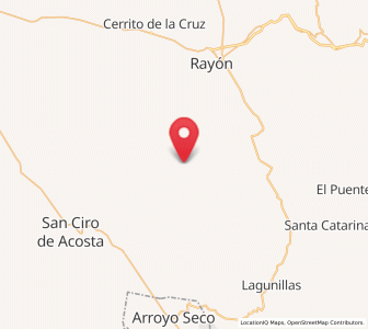 Map of El Pajarito, San Luis Potosí