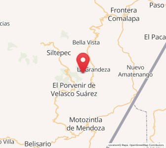Map of El Palmar Grande, Chiapas