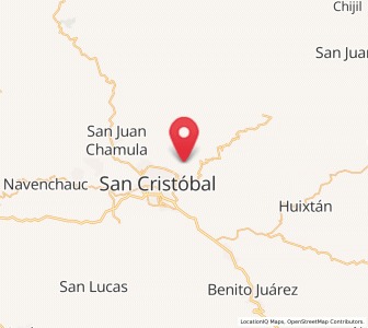 Map of El Pinar, Chiapas