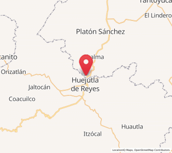 Map of El Pintor, Hidalgo