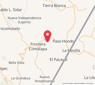 Map of El Portal, Chiapas